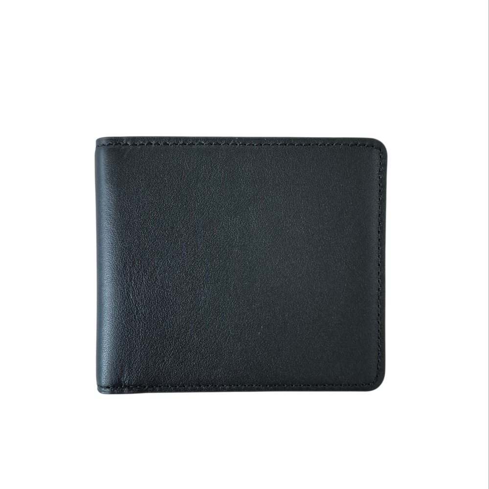 NEW Rudsak Black Leather Sleek Bifold Wallet